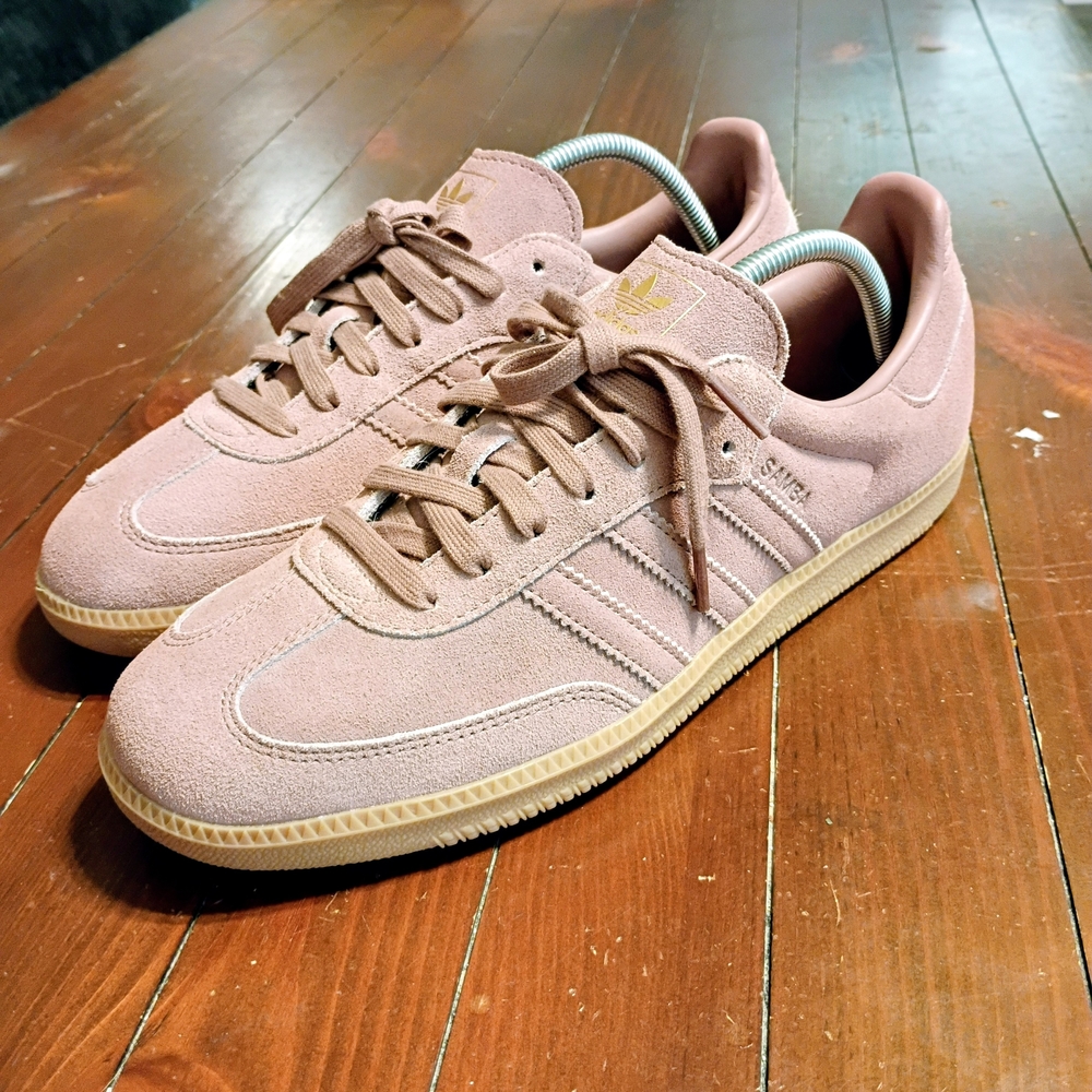 Adidas Men's Samba Blush Suede Sneakers